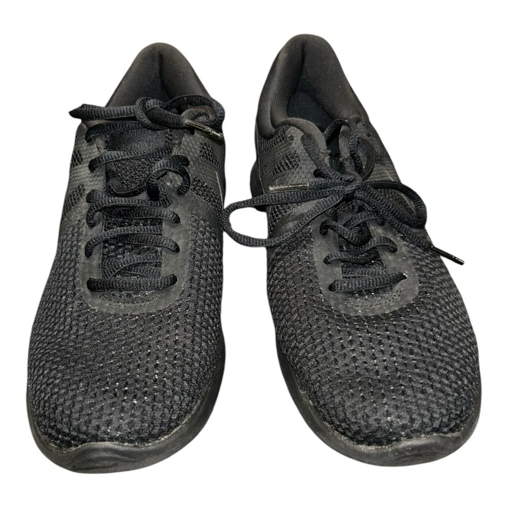 Nike Revolution 4 ‘Triple Black’ Women’s Sneakers – Size 9 USA pre-loved - Picture 8 of 12